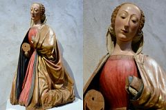 New York Cloisters 71 020 Late Gothic Hall - Kneeling Virgin - Attributed to Paolo Aquilano, Italy, 1474-1500.jpg